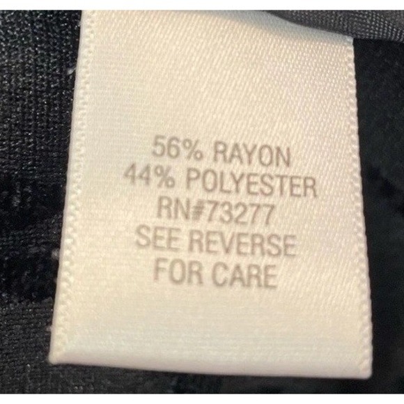 Elegant Black Patterned Velvet Women's Jacket Size Large - Picture 8 of 9